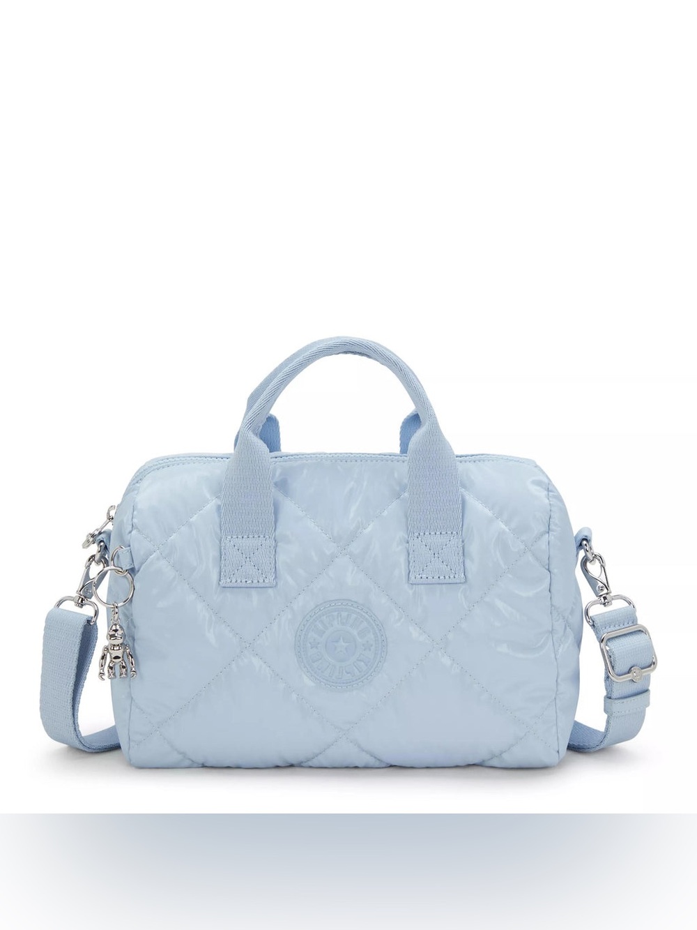 Kipling Bina Medium Shoulder Bag in Glowing Blue QI quilt